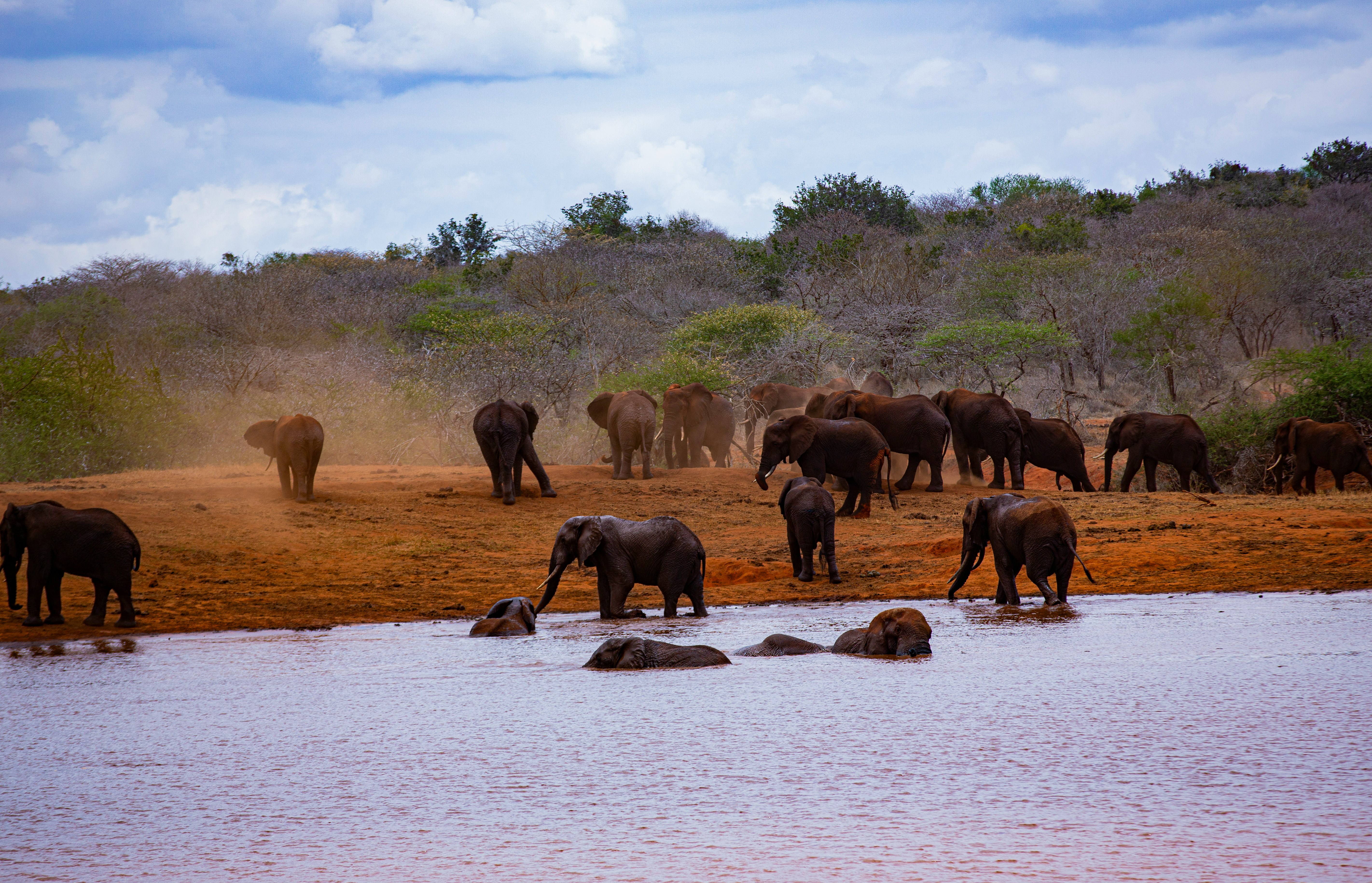 Sunset over Tsavo